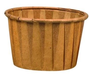 Molheira de papel plissado Kraft 0,75 - OZ - 22 ML Pack 250 Unidades